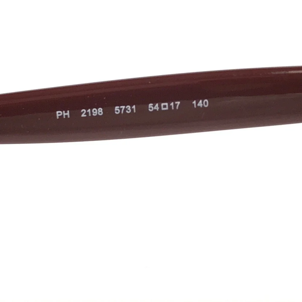 Polo Ralph Lauren Eyeglasses Frames PH 2198 5731 Clear Red Cat Eye 54-17-140